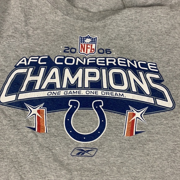 Reebok Other - Reebok 2006 AFC champion Colts gray shirt size 2XL